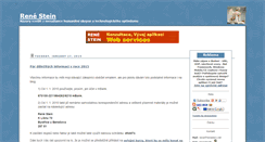Desktop Screenshot of blog.renestein.net